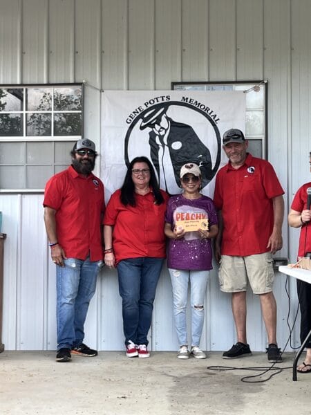 4Th Annual Gene Potts Memorial Steak Cookoff Results 32 Norma Maune 9th Place Peach Ancillary