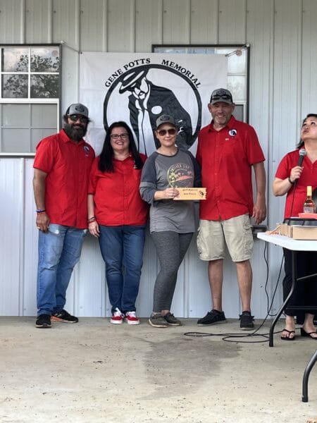 4Th Annual Gene Potts Memorial Steak Cookoff Results 31 Kimberly Wolfe 8th Place Peach Ancillary