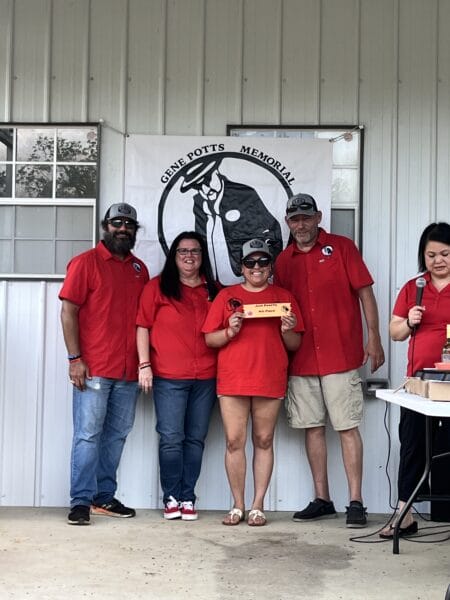 4Th Annual Gene Potts Memorial Steak Cookoff Results 27 Evy Homann 4th Place Peach Ancillary