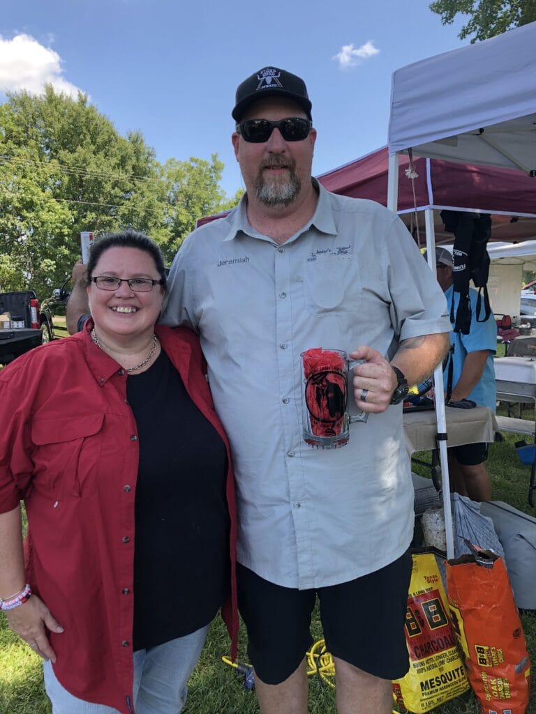The Inception Of The Gene Potts Memorial Steak Cookoff: A Celebration Of Life And Friendship 17 Carrie Potts and Jeremiah Price