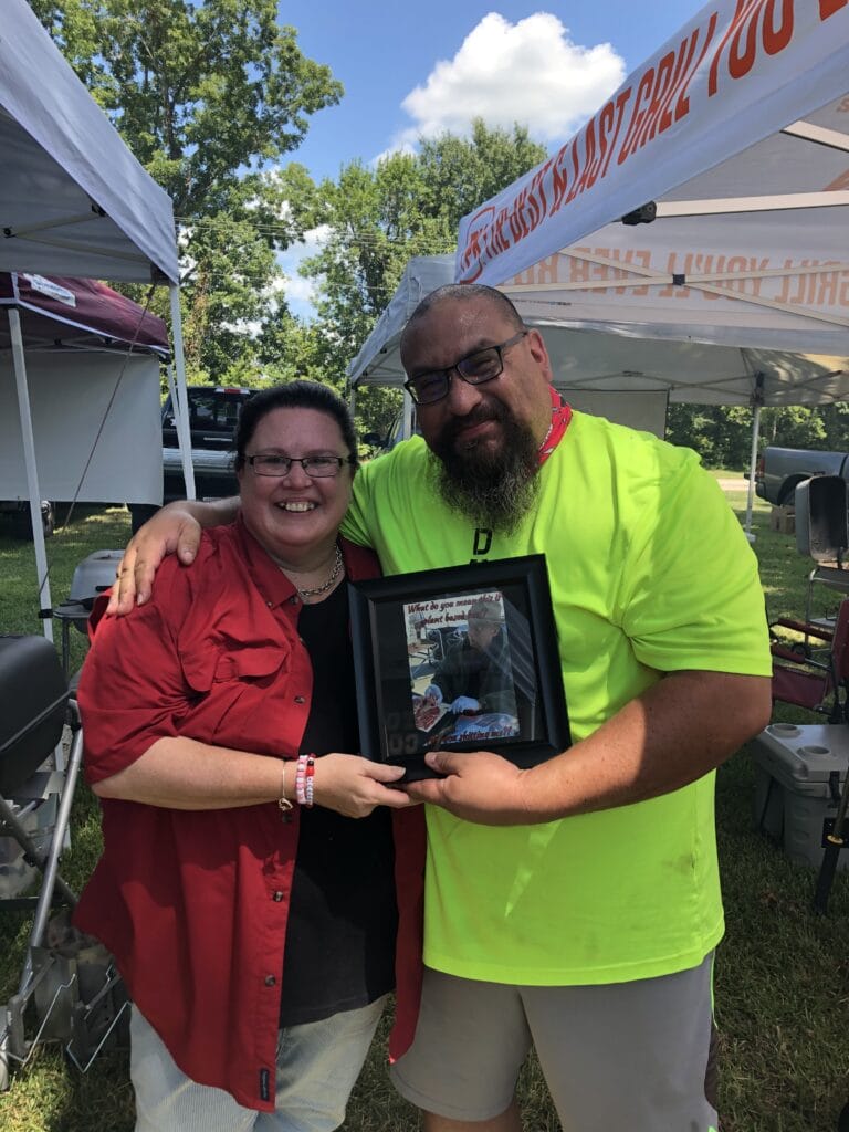 The Inception Of The Gene Potts Memorial Steak Cookoff: A Celebration Of Life And Friendship 16 Carrie Potts and Eric Rodriguez