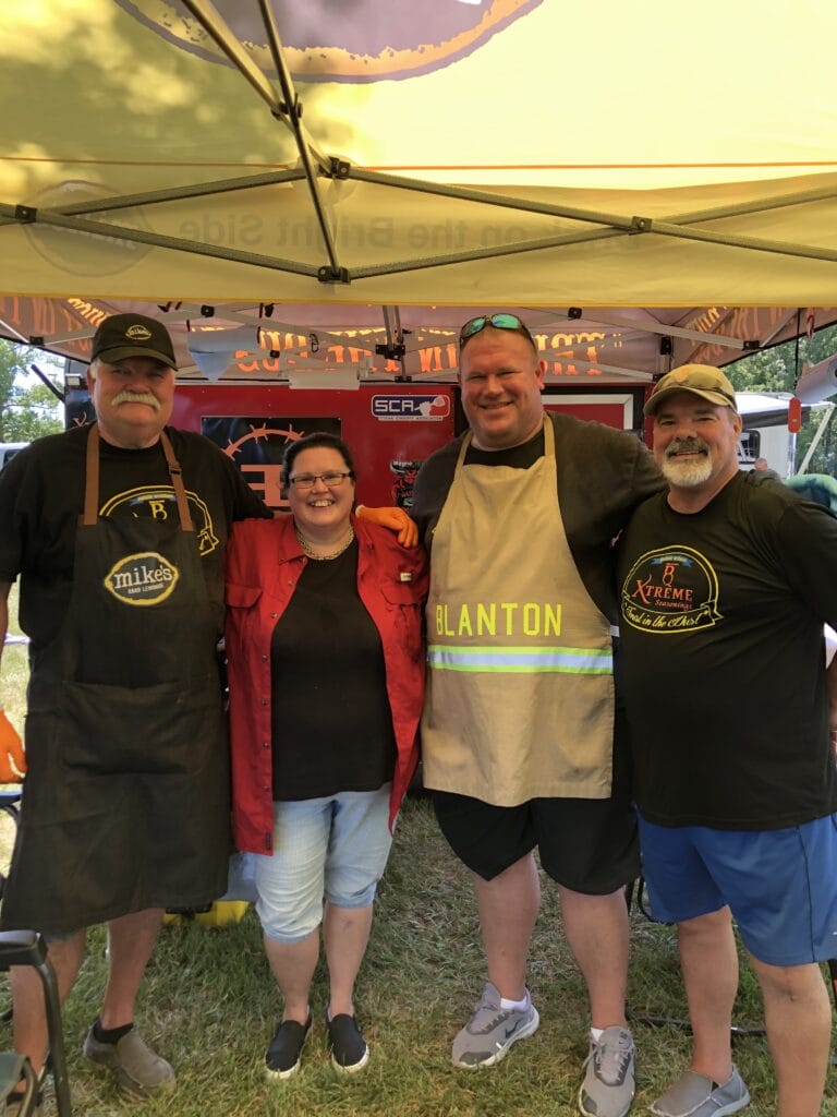 The Inception Of The Gene Potts Memorial Steak Cookoff: A Celebration Of Life And Friendship 13 Terry Roan, Carrie Potts, Ben Blanton and Danny Helms
