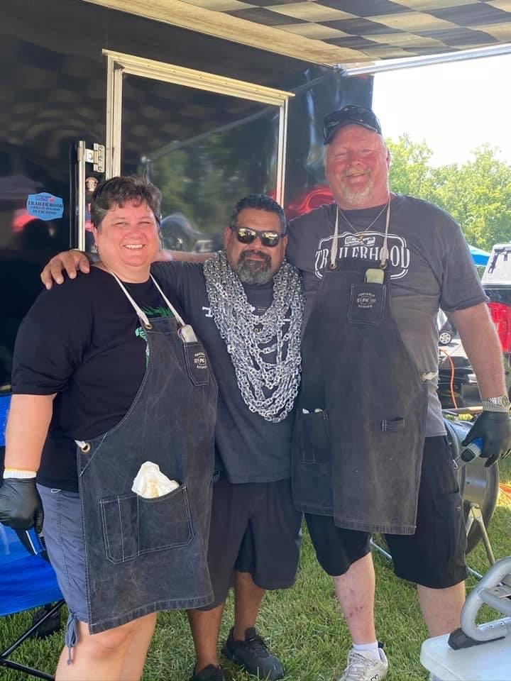 The Inception Of The Gene Potts Memorial Steak Cookoff: A Celebration Of Life And Friendship 6 Carie Green, Joe Castillo and John Green
